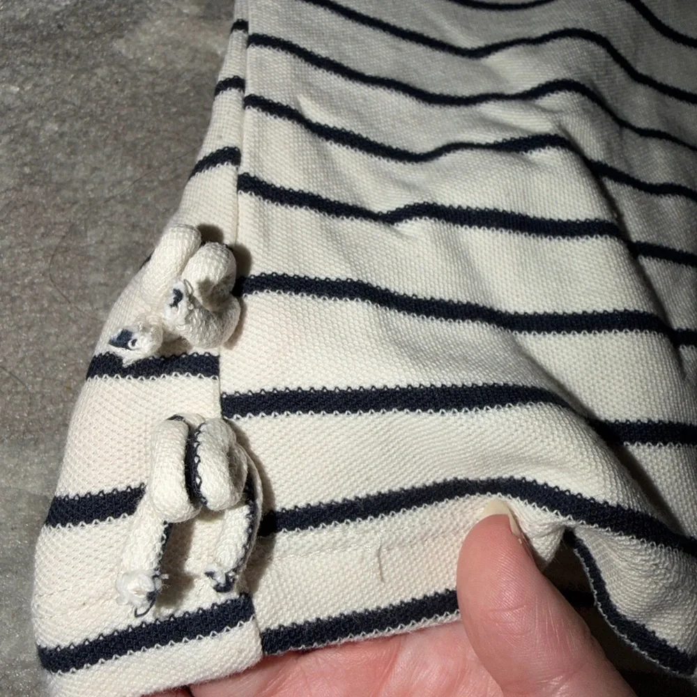 Girls Zara Striped Black and White Top and Pants Set - Picture 3 of 5